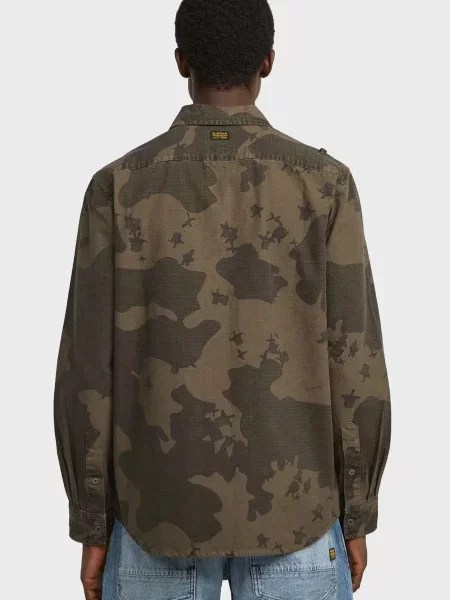 Рубашка G-star Raw зеленая