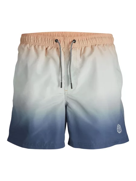 JACK & JONES Șorturi de baie JJFiji șamoa portocaliu albastru