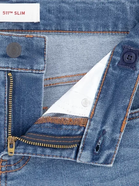 Levi's дънки slim fit за деца SLIM NON PERFORMANCE синьо