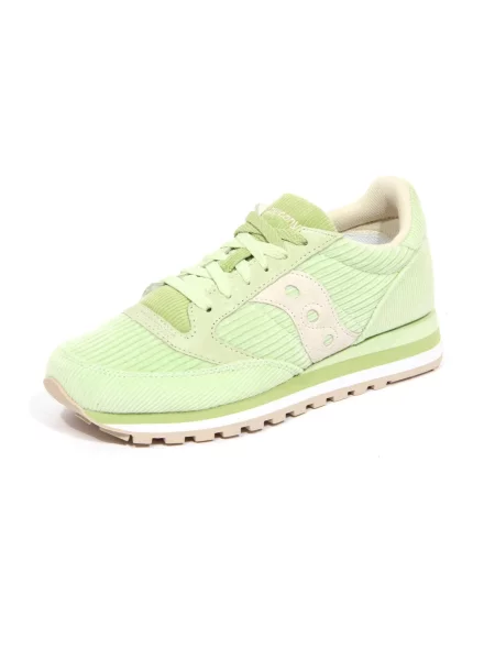 Welurowe sneakersy Saucony Jazz zielone