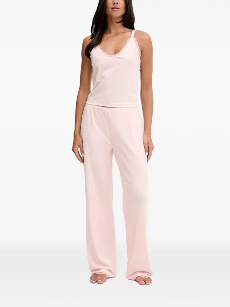 Панталон Juicy Couture с дантела розово