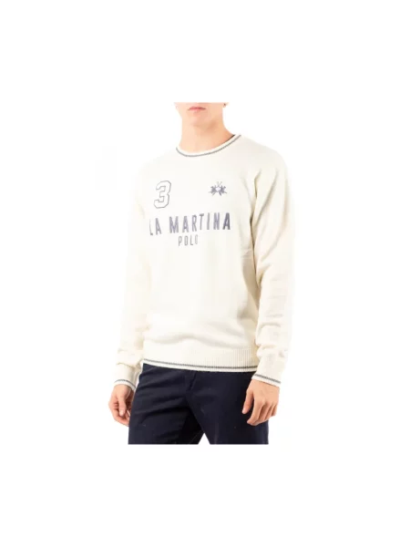 Sweter La Martina biały