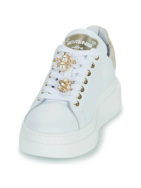 Pantofi Meline alb
