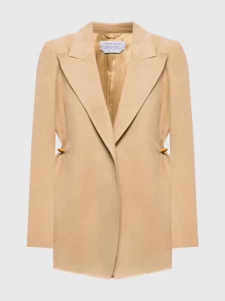 Жакет Erona із льону Gabriela Hearst коричневий