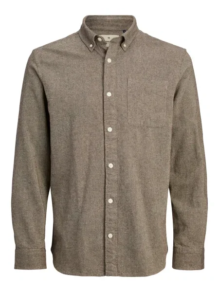 JACK & JONES Cămașă JPRBLUBROOK maro bej
