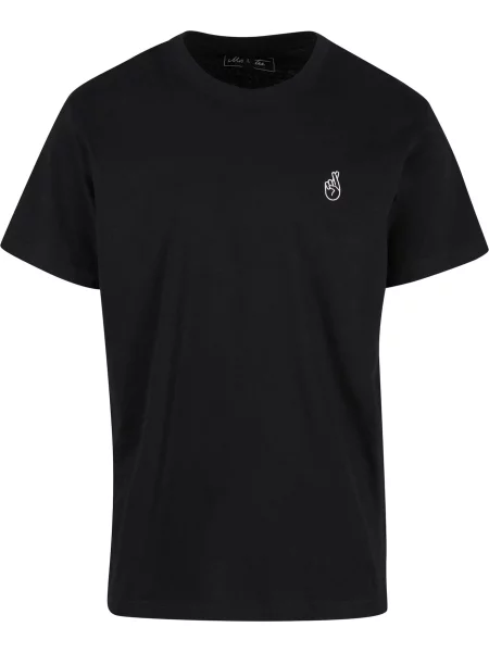 Mister Tee Tricou negru alb