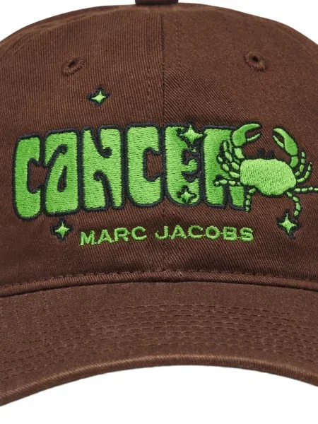 Șapcă Marc Jacobs cu broderie maro