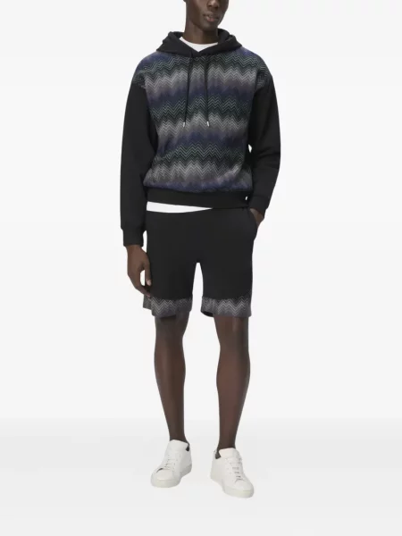 Fleece σορτς Missoni μαύρο
