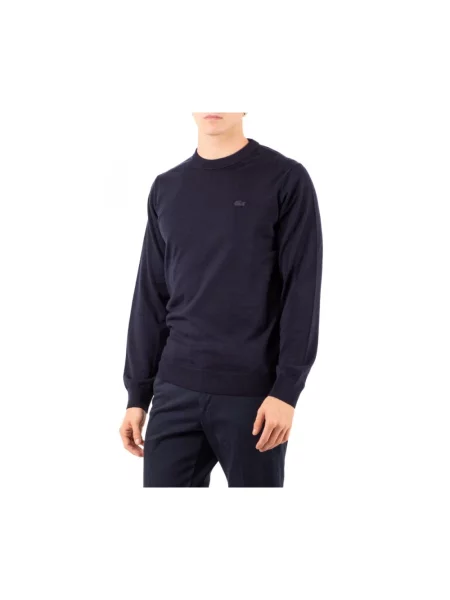 Sweter Lacoste niebieski