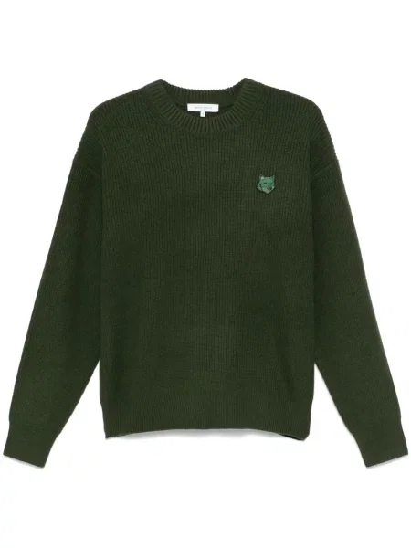 Pulover Maison Kitsune verde
