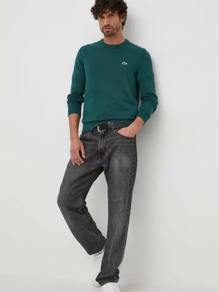 Lacoste svetr pánský zelený