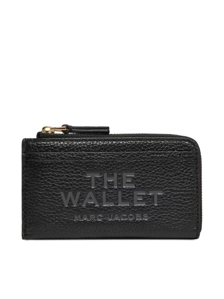 Marc Jacobs Гаманець для монет The Leather Top Zip Multi чорний