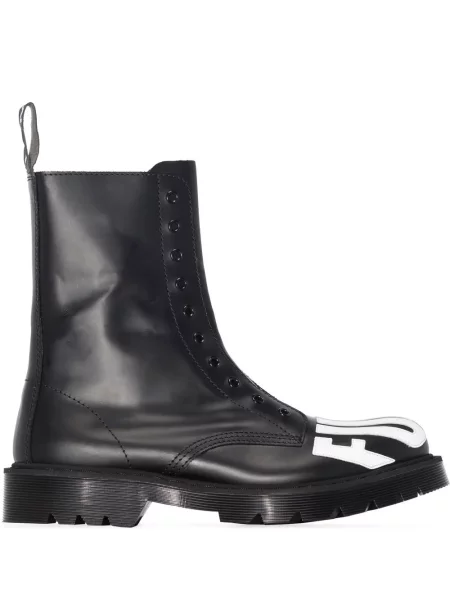 Botine Vetements cu imagine negru