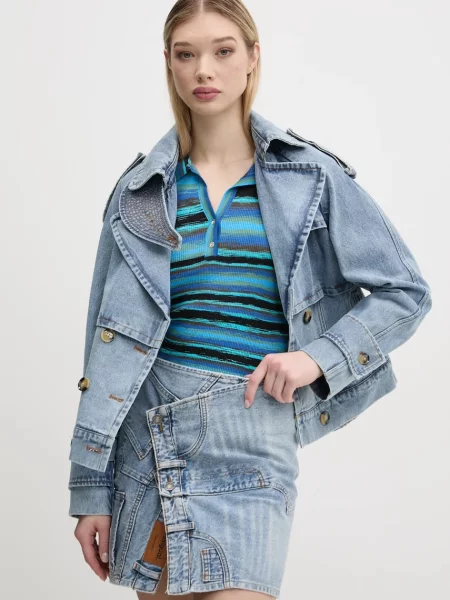 Desigual Geacă de blug CHAQ_ONTARIO | Regular Fit albastru