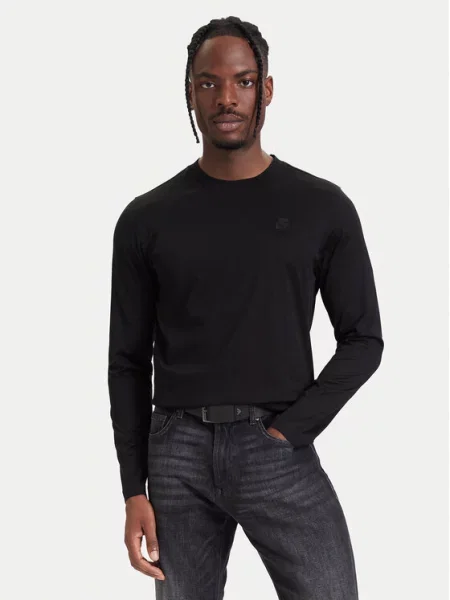 KARL LAGERFELD Longsleeve czarny