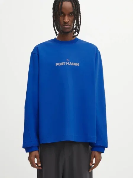 Košile Ader Error s aplikacemi modrá