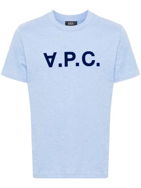 Tricou A.p.c. cu autograf albastru