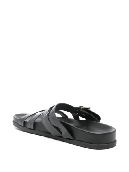 Sandale Ancient Greek Sandals sa kopčom crna