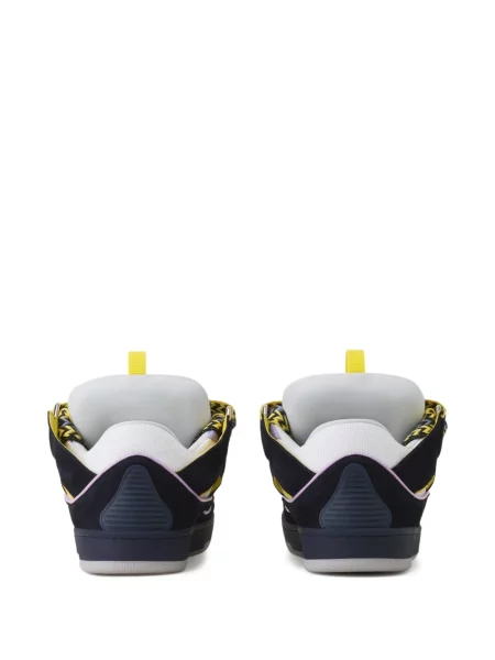 Sneakersy Lanvin plecione niebieskie