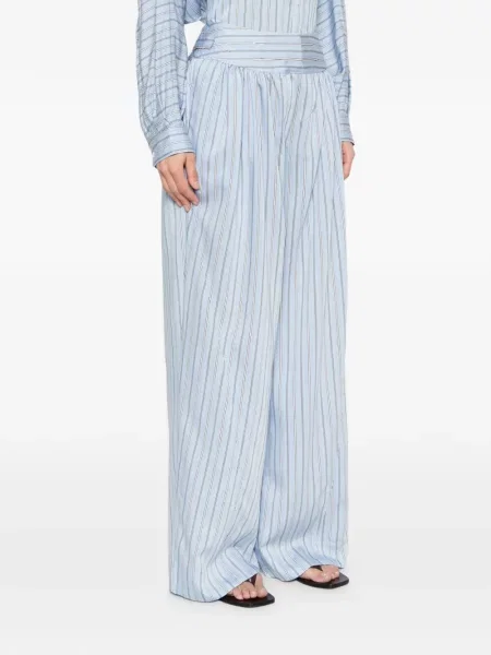 Pantaloni Iro cu dungi albastru