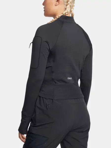 Bežecké tričko Under Armour sivá