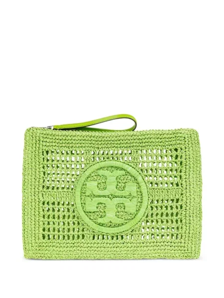 Geantă plic Tory Burch verde