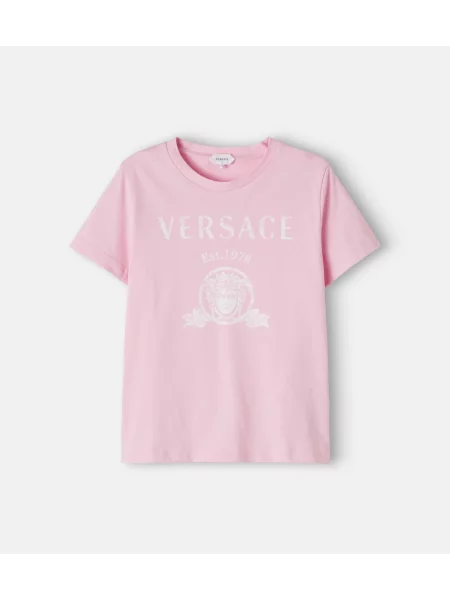 Gyerek póló Versace rózsaszín