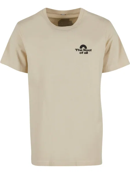 Mister Tee Tricou Root of All nisipiu / maro / verde negru
