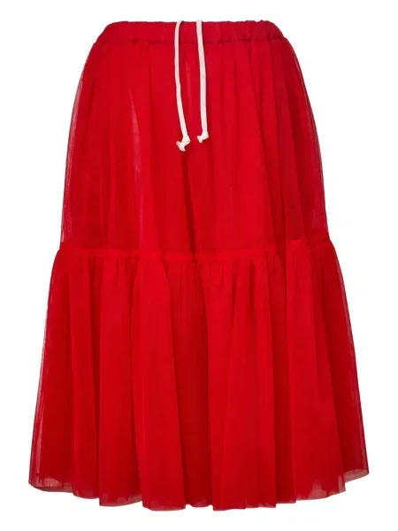 Dětské midi sukně Comme Des Garçons Girl červené
