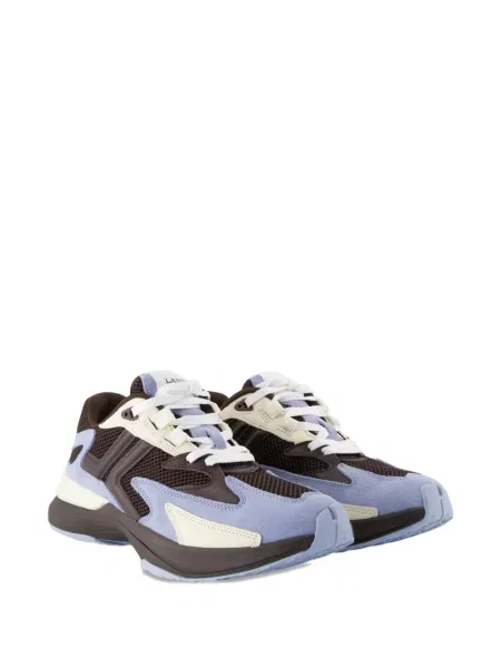 Sneakerși Lanvin din piele de căprioară maro