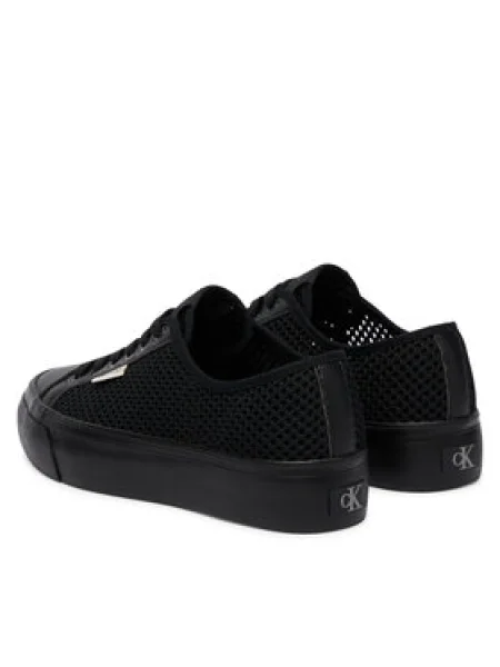 Sportcipők Calvin Klein Vulc Flatf Lace Up Lin Mesh fekete