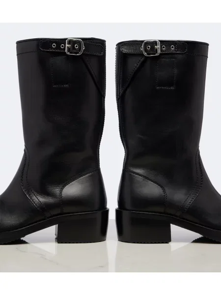 Botine Dries Van Noten din piele negru