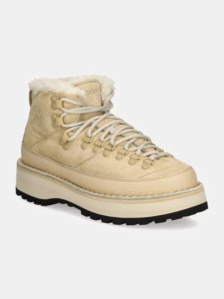 Čizmice Diemme od brušene kože s platformom bež