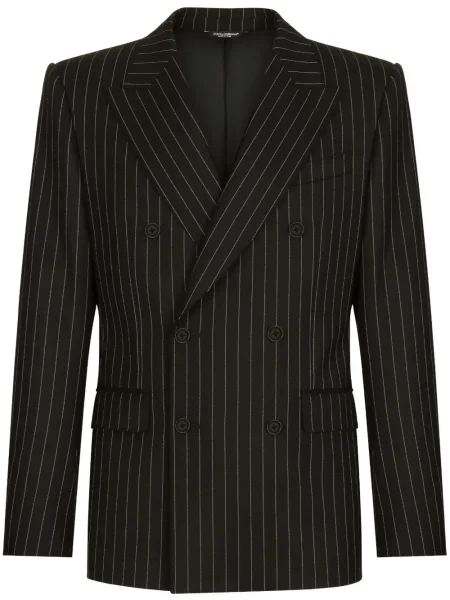 Костюм костюм Dolce & Gabbana на райета черно