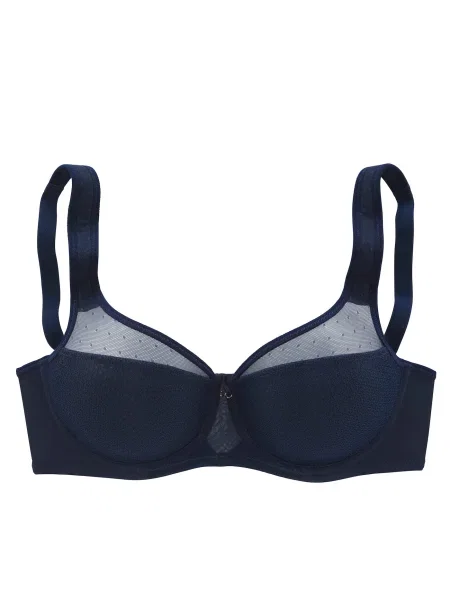NUANCE Podprsenka marine modrá