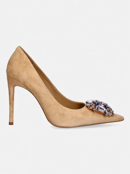 Pantofi cu toc Jeffrey Campbell din piele maro