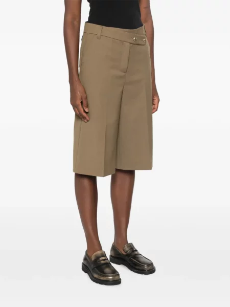 Pantaloni scurți Pinko asimetrice maro