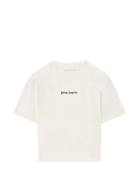 Tricou Palm Angels clasic cu autograf alb