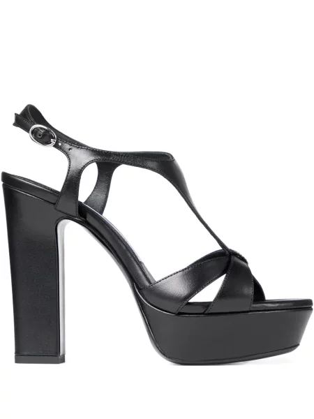 Sandale Jimmy Choo cu funde cu platformă negru