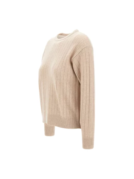 Sweter Eleventy wełniany beżowy