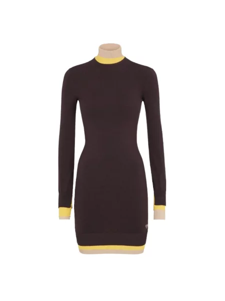 Sukienka Fendi fioletowa