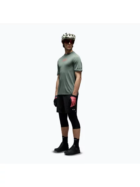Мъжка тениска за колоездене Oakley Free Ride RC aviator green зелено