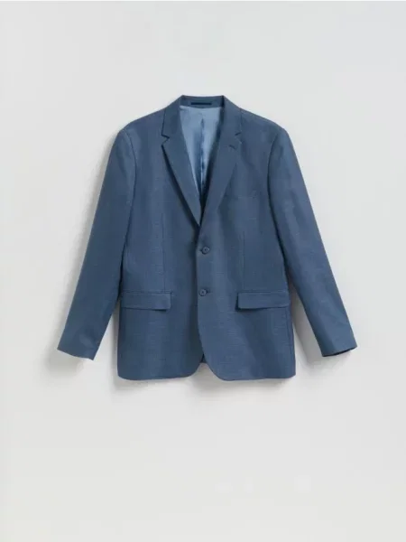 Reserved Піджак slim fit з віскозою індиго 
