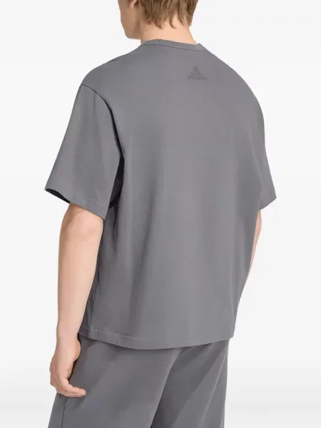 Hanorac Adidas din fleece cu autograf cu gradient albastru