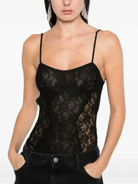 Body The Attico din dantelă negru