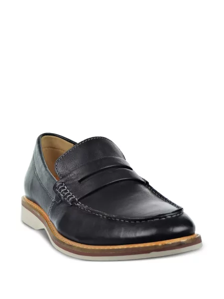 Bőr loafer Clarks Originals fekete