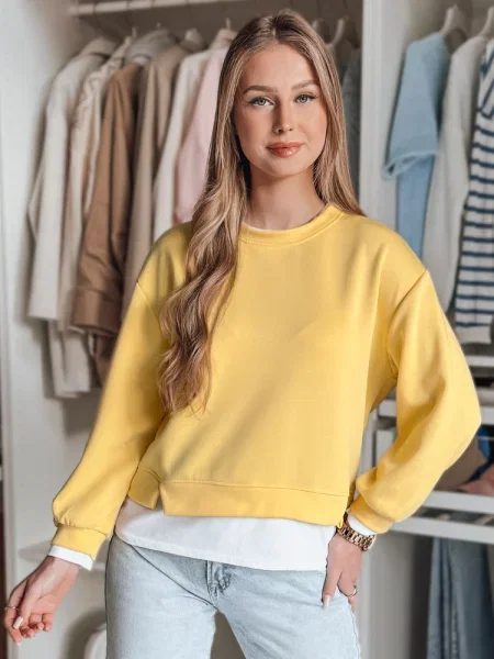 Bluza oversize LUZZIO Dstreet żółta