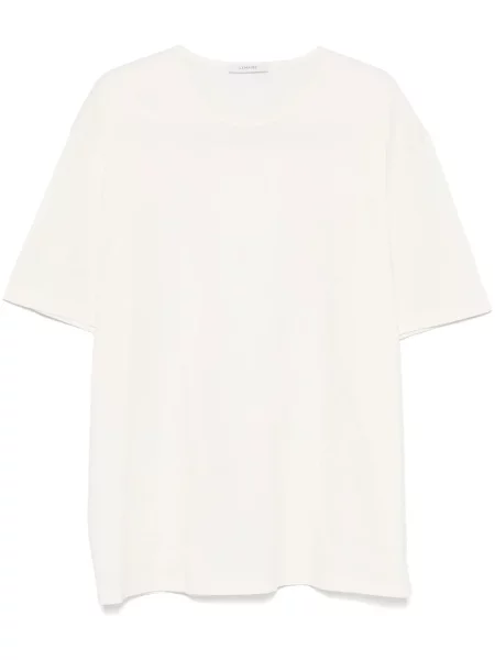 Tricou Lemaire din jerseu alb