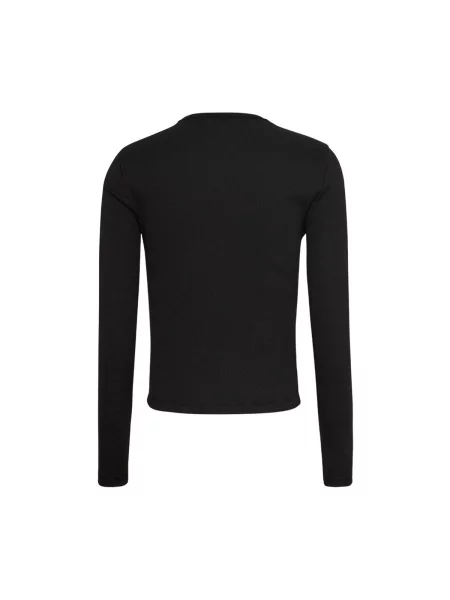 Majica dugih rukava Tommy Hilfiger crna