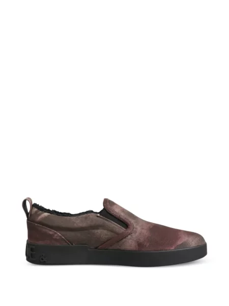 Chiloți Dolce & Gabbana cu imagine cu imprimeu abstract slip-on roșu